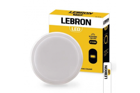 Світильник LEBRON LED L-WLR КРУГ 18Вт,4100К 1575лм IP65 (15-35-29)