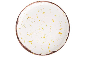 Тарілка кругла 27 см серія "Isabelle" декор "Coffee Moon" (СК) ISC2127-K0015