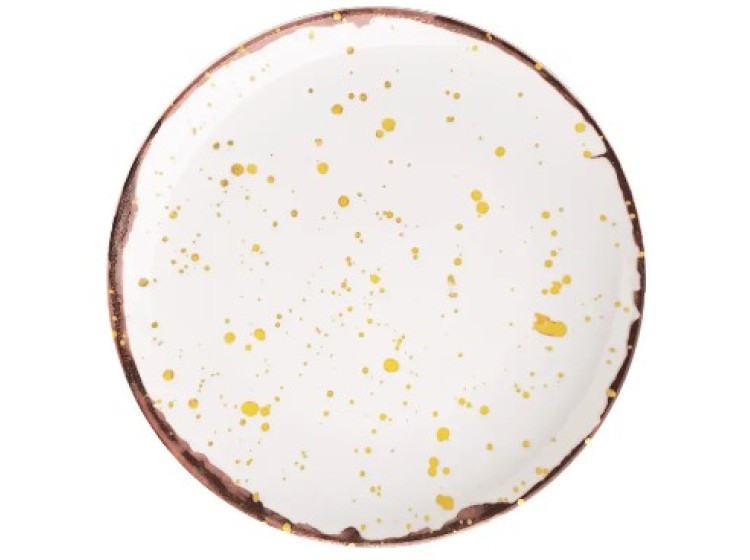 Тарілка кругла 27 см серія "Isabelle" декор "Coffee Moon" (СК) ISC2127-K0015 - зображення 1