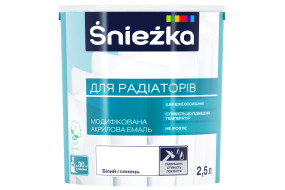 Емаль для калориферів Снєжка біла 2,5л (Укр.)  (MOD)