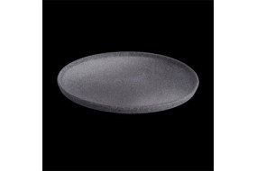 Тарілка кругла 24 см,колір темно-сірий, серія " Granit" (матове глазування)(СК)2124G4Y