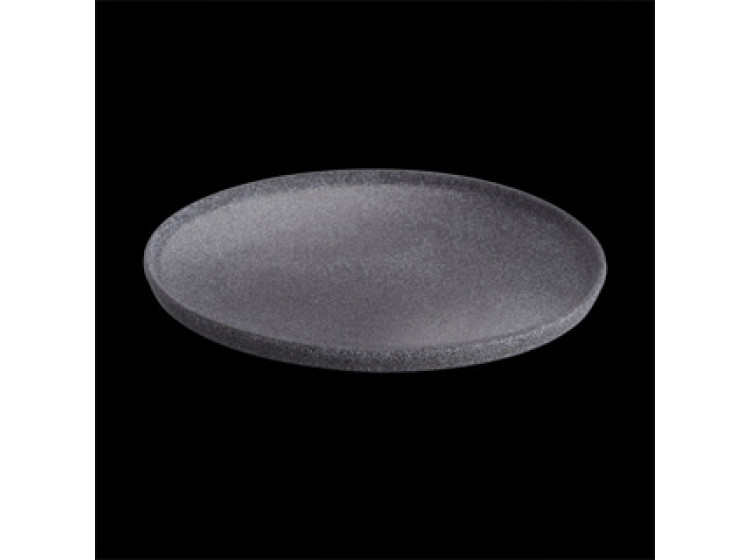 Тарілка кругла 24 см,колір темно-сірий, серія " Granit" (матове глазування)(СК)2124G4Y - зображення 1