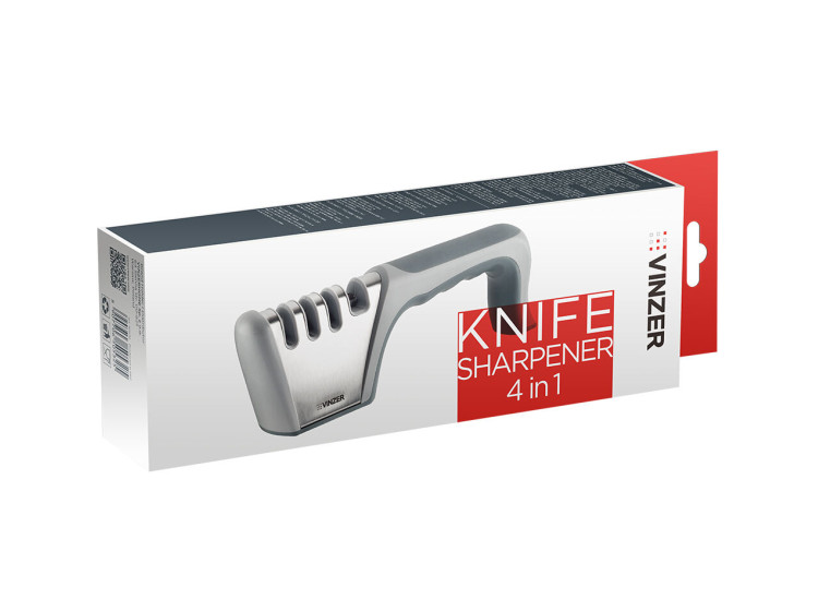 Точило для ножів та ножиць 4 в 1 Vinzer   50532 - зображення 3