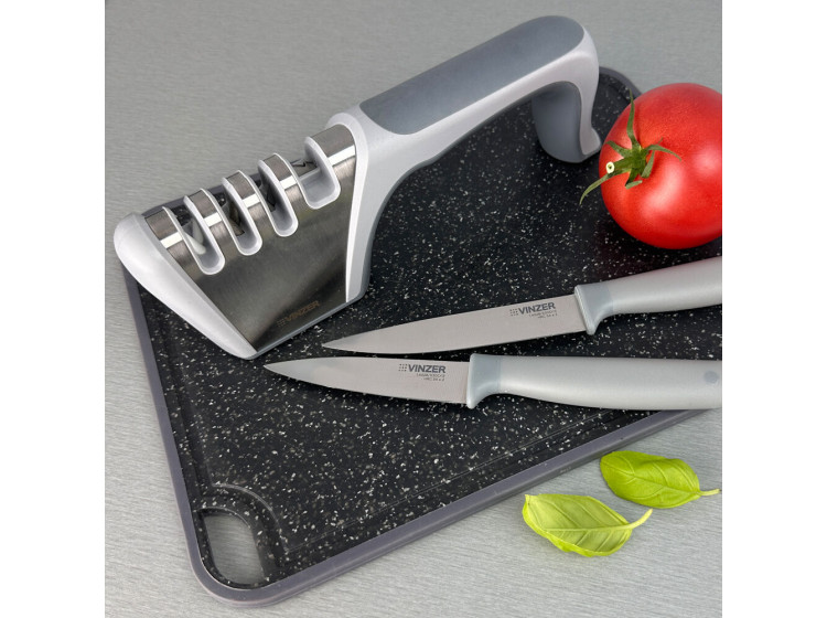 Точило для ножів та ножиць 4 в 1 Vinzer   50532 - зображення 4