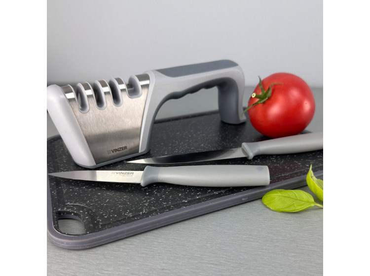 Точило для ножів та ножиць 4 в 1 Vinzer   50532 - зображення 6