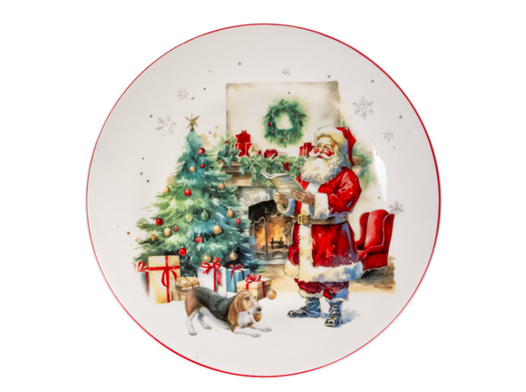 Тарілка Таємний Санта 24,5см 858-0163 - зображення 1