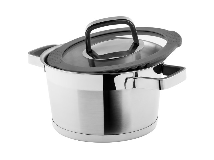 Кастрюля з кришкою Moderno 18 см 2,3л \/ Saucepot with lid VINZER 50072 - зображення 2