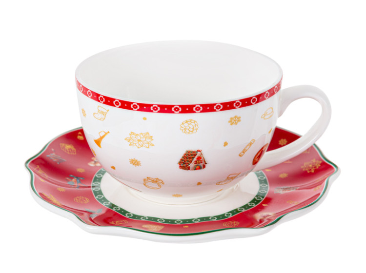 Чайний набір 12 пр. "Christmas delight" 250мл (Ел-Д)\t\t\t\t\t\t\t\t\t\t\t985-147 - зображення 3