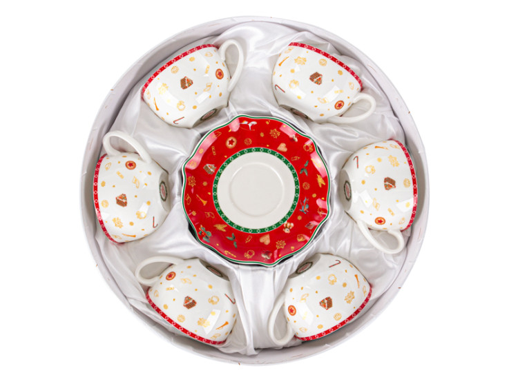 Чайний набір 12 пр. "Christmas delight" 250мл (Ел-Д)\t\t\t\t\t\t\t\t\t\t\t985-147 - зображення 6