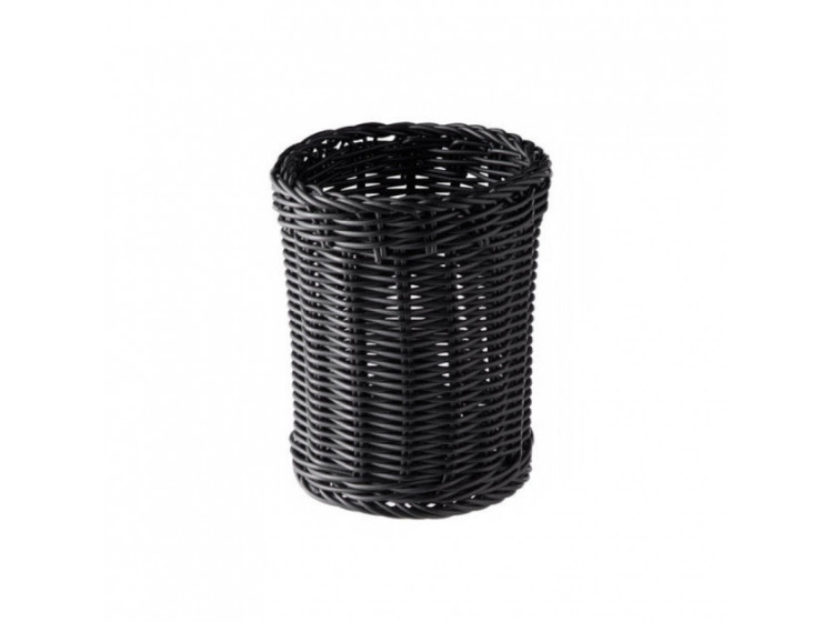 Диспенсер для столових приборів круглий,чорний 401-40007 - зображення 1