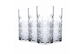 Набір 4 шт Таймлес склянка для напоїв 470мл (Р) 520055