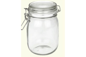 Ємність скляна з бугельним замком Vittora, 1000 мл (БП) VT-7410