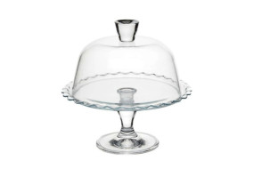 Патіссері блюдо на ніжці з кришкою d-26,4см, h-26см (под.уп.) 96952