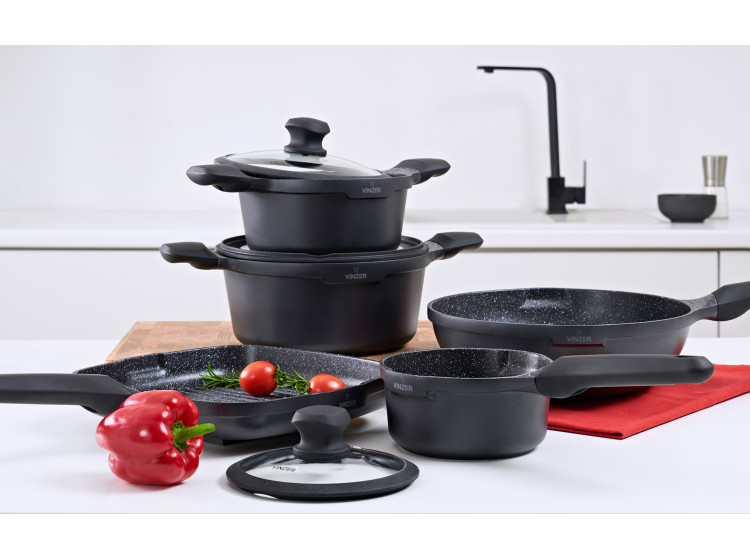 Сотейник  1,2 л Kuro Induction Line 16 cm VINZER 50426 - зображення 2