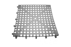 Барний килимок 33x33 см, колір срібний The Bars TPMS