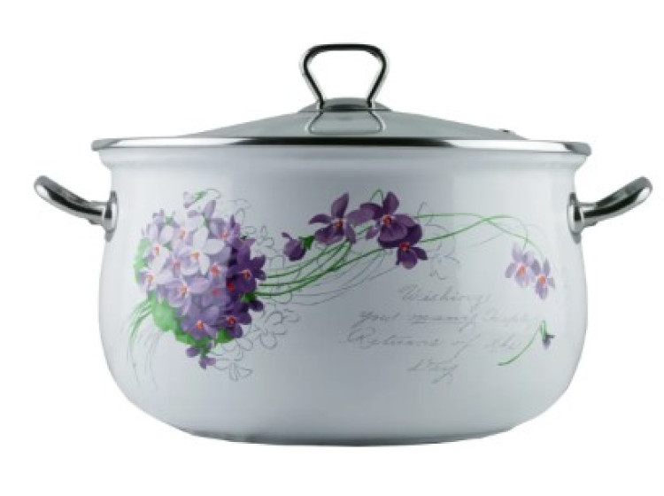 Каструля GUSTO Бузкова PREMIUM 22см 5,1л 222L - зображення 1