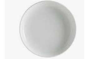 Тарілка глиб. 25см WHITE BLOOM Bonna BLM25CK