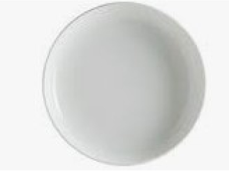 Тарілка глиб. 25см WHITE BLOOM Bonna BLM25CK - зображення 1